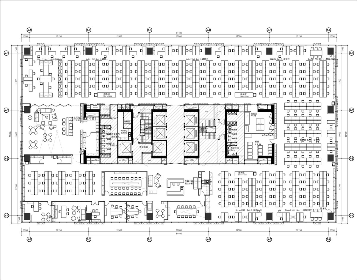 上海設(shè)計公司辦公室裝修設(shè)計案例-第7張圖片-上海古都建筑設(shè)計集團(tuán)