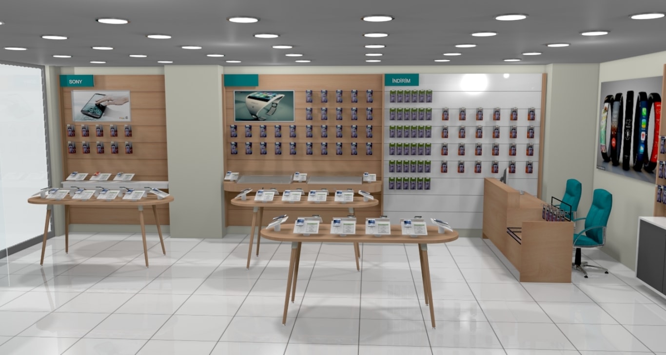 小型簡約手機店裝修設(shè)計-第4張圖片-上海古都建筑設(shè)計集團(tuán)